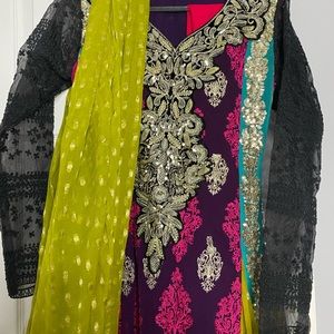 Multicolor Anarkali